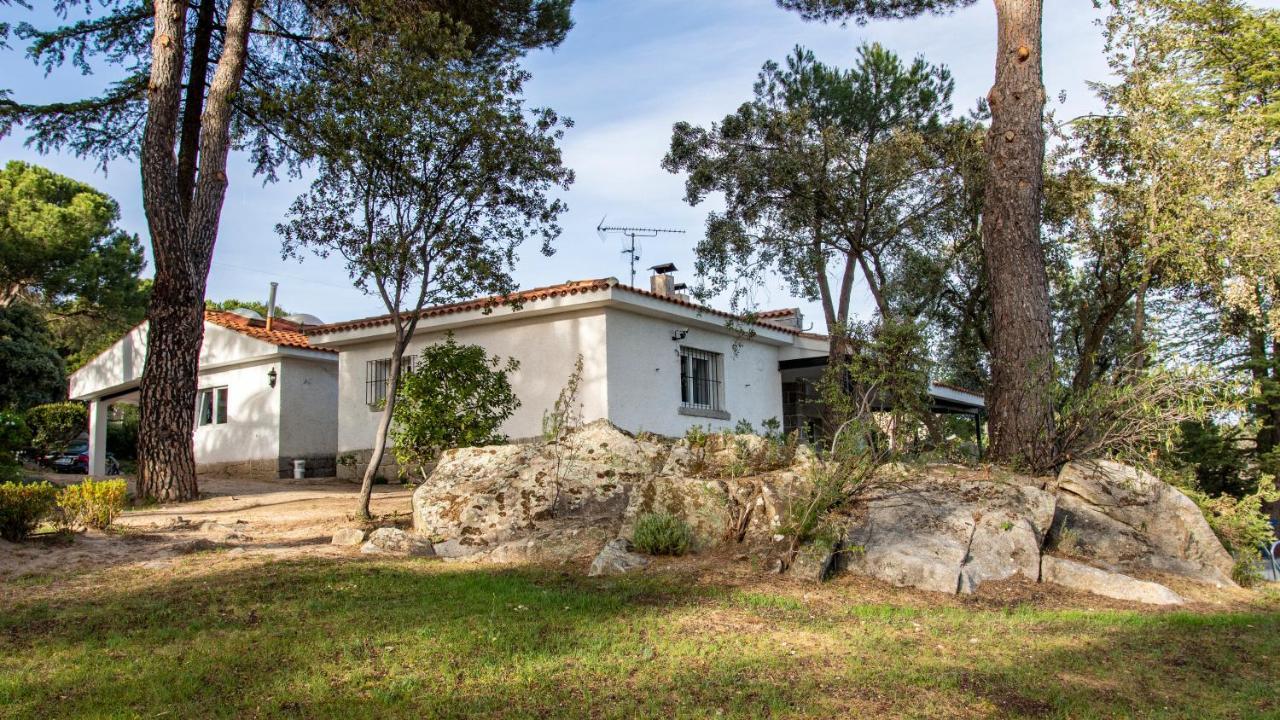 Chalet Con Piscina En Torrelodones Eksteriør billede
